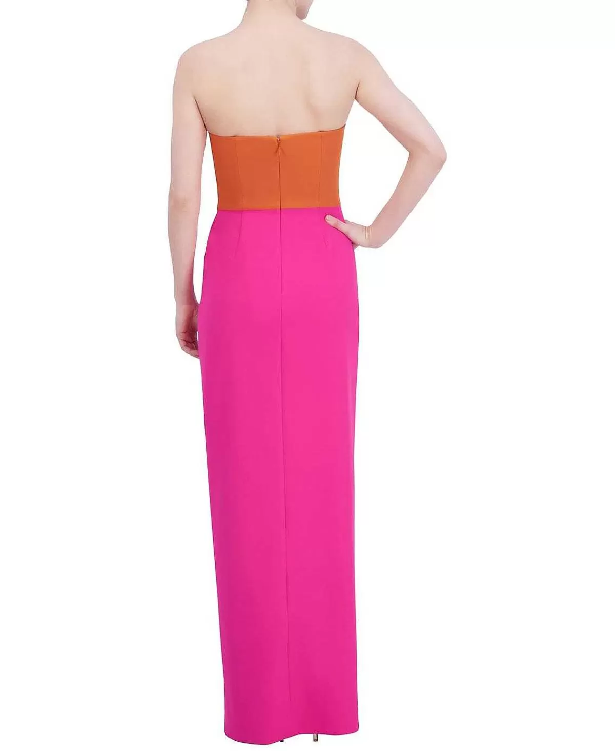 Online Wide Princess Dress With Colorblock Opening Women Night